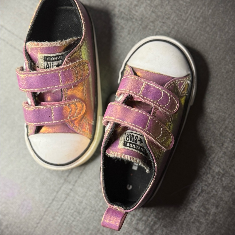 Converse Kids Purple Sneakers
